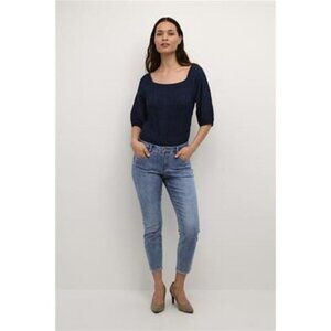 NWT CREAM Lone Washed 7/8 Jeans - Coco Fit